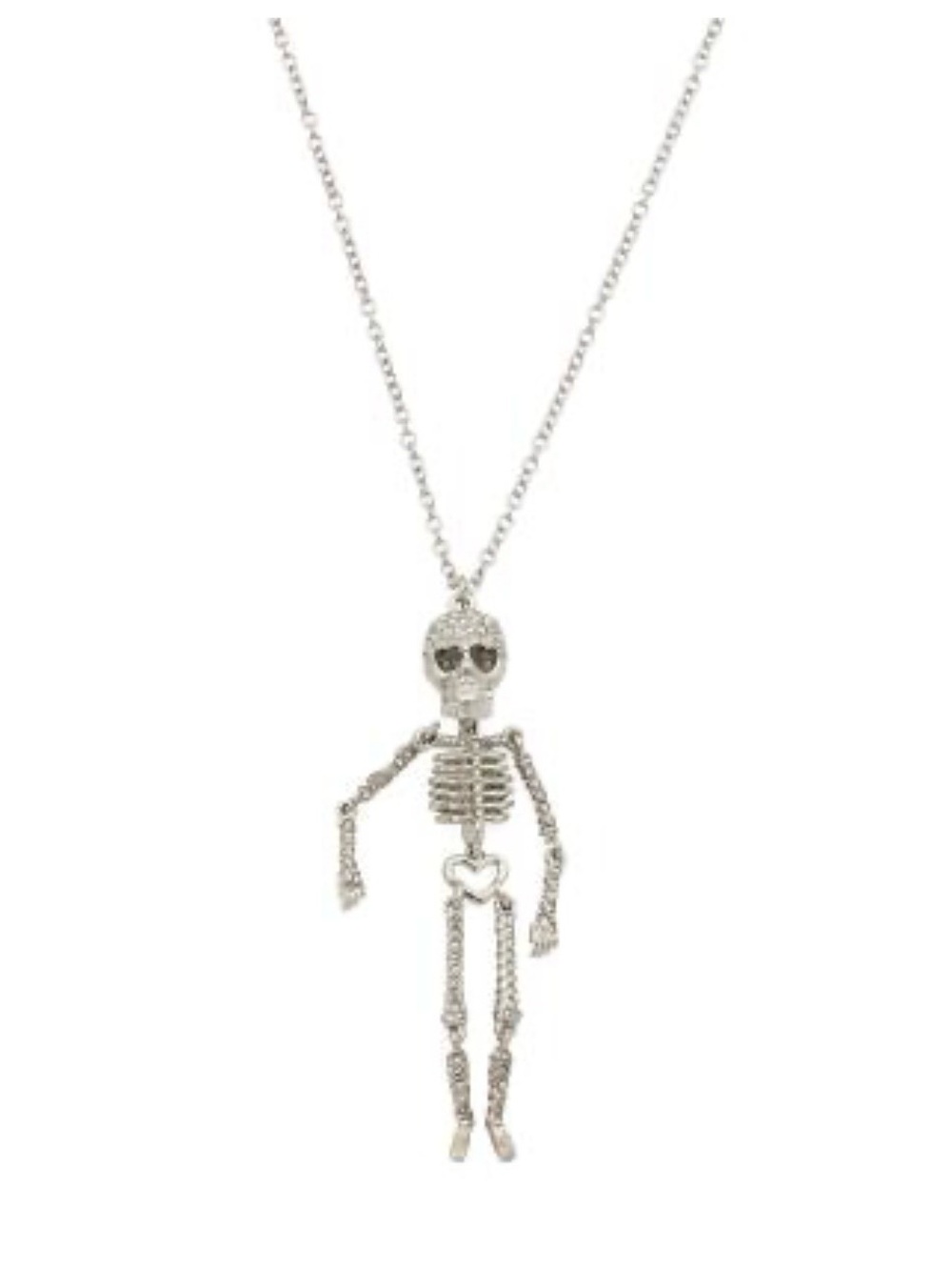 Betsey Johnson Skeleton Necklace And Pendant - Picture 5 of 10